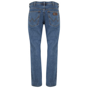 Wrangler stretch jeans regular fit blauw